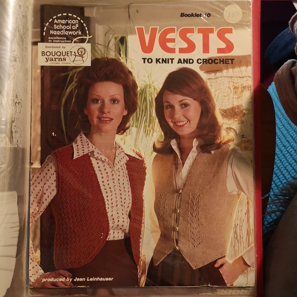 Vintage Knitting Pattern File Book with Patterns w Room for Additional Patterns - Picture 11 of 13